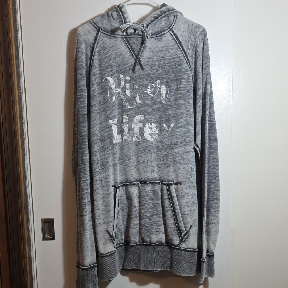 Gray River Life Hoodie Sweater